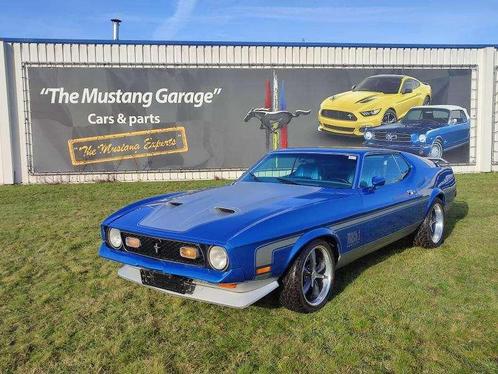 Ford Mustang (bj 1972, automaat), Auto's, Oldtimers, Bedrijf, Te koop, Ford, Benzine, Overige carrosserie, Automaat, Blauw