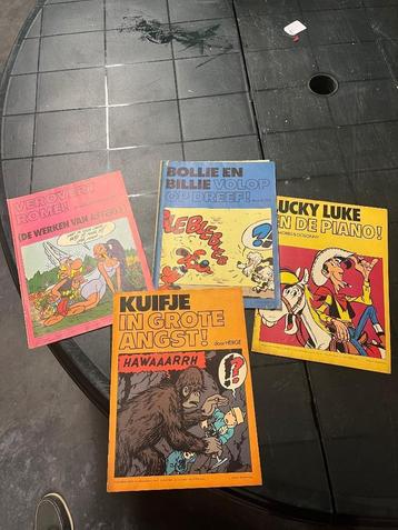 Stripverhalen uit 1977 Kuifje, Asterix, Lucky Luke, Bollie & beschikbaar voor biedingen