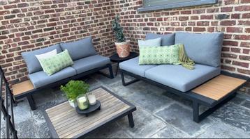 Lounge set/salon de jardin, Salons de jardin, Utilisé, Enlèvement, 4 places