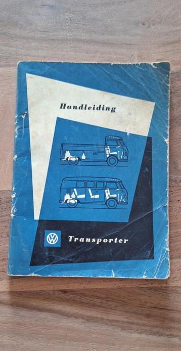 Instructieboekje van de Volkswagen T1 Transporter uit 1958. beschikbaar voor biedingen
