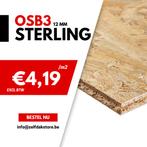 OSB3 Sterling TG4, Doe-het-zelf en Bouw, Platen en Panelen, Nieuw, Ophalen of Verzenden, Hout