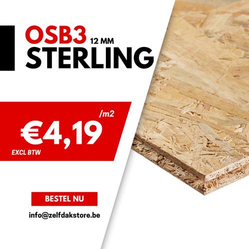 OSB3 Sterling TG4, Doe-het-zelf en Bouw, Platen en Panelen, Nieuw, Hout, Ophalen of Verzenden