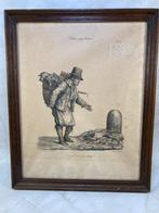 Gravure intitulée 'Scènes populaires N7 par Edmé-Jean Pigal, Ophalen of Verzenden