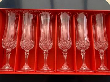 kristal Champagne glazen Cristal d'arques beschikbaar voor biedingen