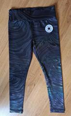 Converse zwarte glitter legging 122-128, Broek, Gebruikt, Meisje, Converse all star