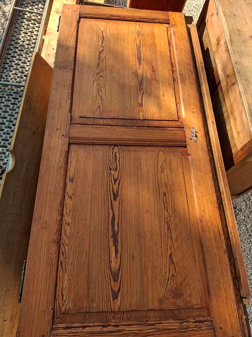 Antieke kleerkast in spikpin hout, Antiek en Kunst, Antiek | Meubels | Kasten, Ophalen