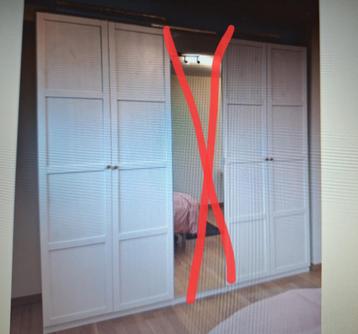 4 Hemnes deuren voor hoge PAX KAST IKEA beschikbaar voor biedingen