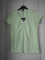 T-shirt vert pour femme. Taille 46 (Terre bleue) 95% coton, Vert, Manches courtes, Taille 46/48 (XL) ou plus grande, Terre Bleue