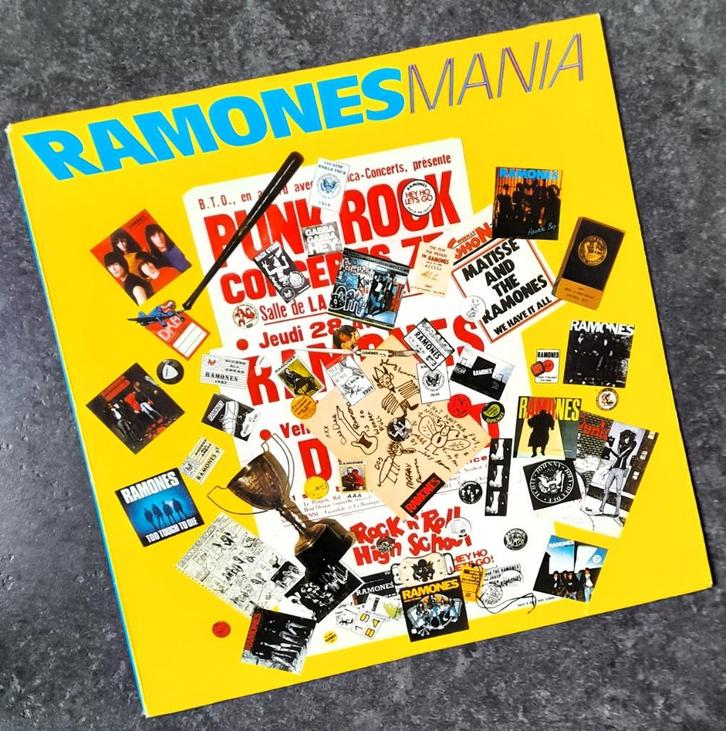 RAMONES Mania	2xLP best of Blitzkrieg Bop, Cd's en Dvd's, Vinyl | Rock, Gebruikt, Alternative, 12 inch, Ophalen of Verzenden