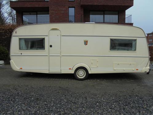 Tabbert Comtesse 560E, 3/02,4 pers,2x1 lit simple+siège rond, Caravanes & Camping, Caravanes, Particulier, jusqu'à 4, 1250 - 1500 kg