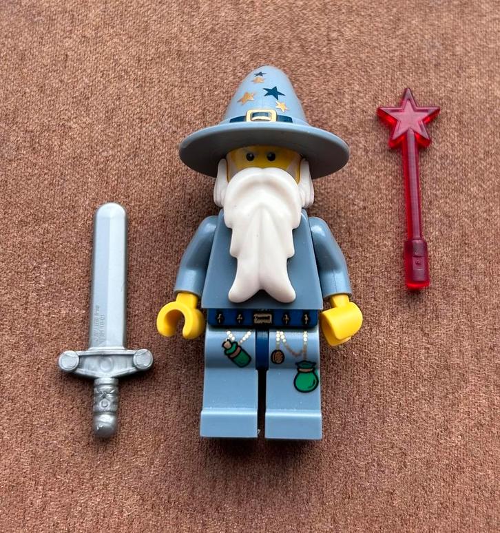Minifigure Lego Grey Wizard, Enfants & Bébés, Jouets | Duplo & Lego, Comme neuf, Lego, Briques en vrac, Envoi