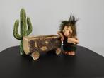 Rockies Caveman Troll au bol d'eau avec cactus - David Enter, Utilisé, Enlèvement ou Envoi