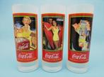 3 verres Coca-Cola vintage, Collections, Enlèvement ou Envoi, Neuf, Verre à soda
