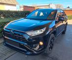 Toyota RAV4 Black Edition 2.5 Hybrid 2WD e-CVT, Auto's, Toyota, 2487 cc, 131 kW, Zwart, Leder