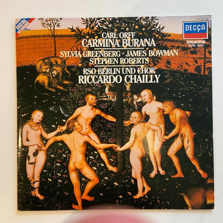 LP Carl Orff Carmina Burana 1984 NM, Cd's en Dvd's, Vinyl | Klassiek, Gebruikt, Ophalen of Verzenden