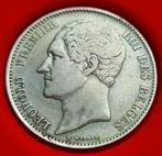 2½ Francs 1850 (Groot hoofd) Leopold I / Zeer zeldzaam !, Zilver, Ophalen of Verzenden, Losse munt, Zilver