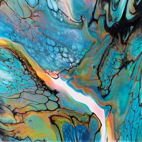 Kunsthandel Gennep - "Turquoise Waters", Antiek en Kunst, Kunst | Schilderijen | Modern, Ophalen of Verzenden