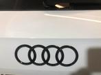Audi black logo noir avant + arrière + montage, Autos : Divers, Tuning & Styling