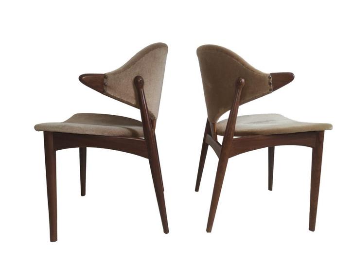 Waanzinnig mooie vintage Koehoorn stoel Cow horn chair, Huis en Inrichting, Stoelen, Gebruikt, Twee, Hout, Ophalen of Verzenden