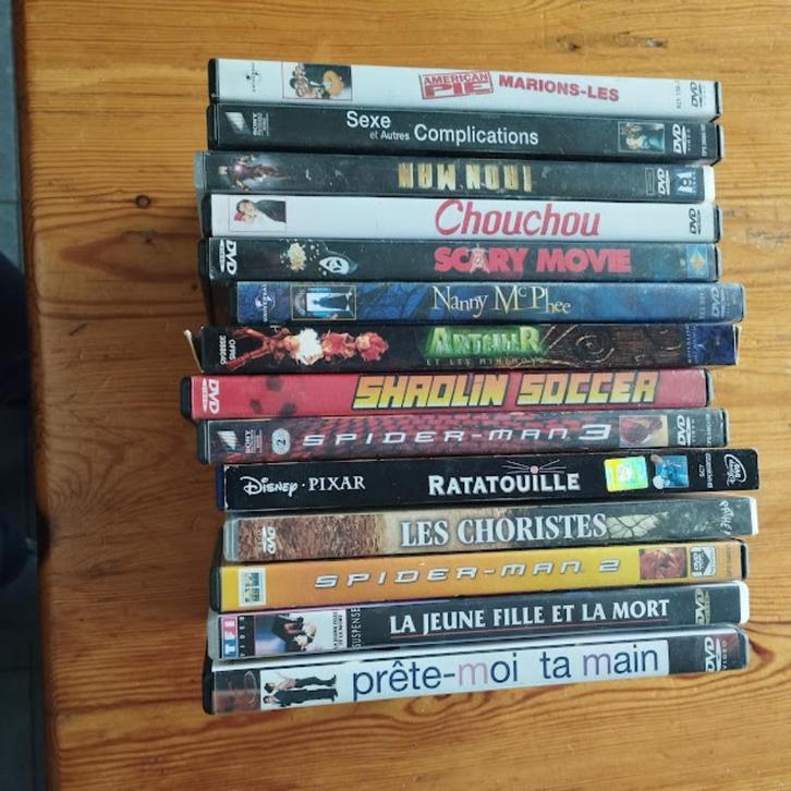 Lot de 14 Dvd, Cd's en Dvd's, Dvd's | Overige Dvd's, Gebruikt, Verzenden
