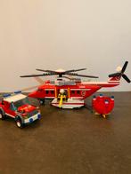 Lego set 7206 - Brandweer helikopter en auto, Kinderen en Baby's, Speelgoed | Bouwstenen, Ophalen of Verzenden, Zo goed als nieuw