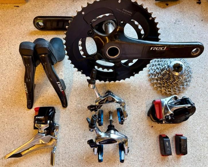 SRAM Red eTap 11-speed elektronische groepset, Fietsen en Brommers, Fietsonderdelen, Gebruikt, Ophalen of Verzenden