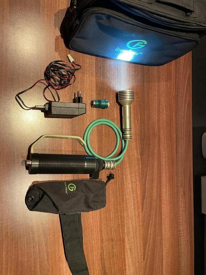 Duiklamp Greenforce Tristar, Watersport en Boten, Duiken, Gebruikt, Duiklamp, Ophalen