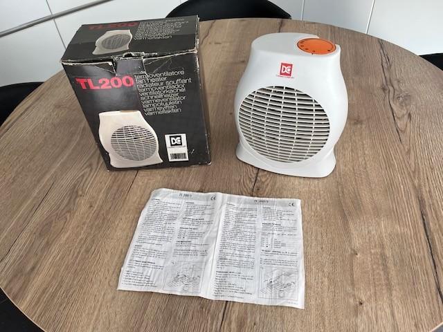 Bijverwarming / ventilatorkachel TL200, Electroménager, Ventilateurs, Comme neuf, Ventilateur de table, Enlèvement ou Envoi