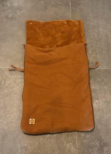 Jollein Voetenzak maxi cosi 0+ Basic Knit Caramel beschikbaar voor biedingen