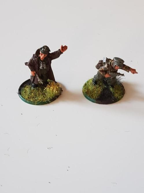 warlord bolt action: german officer, 2 stuks, metaal, Hobby en Vrije tijd, Wargaming, Zo goed als nieuw, Ophalen of Verzenden