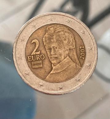 STUK 2 euro RARE COLLECTOR AUSTRIA 2002 BERTHA beschikbaar voor biedingen