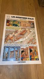 Jacques Martin affiche Alex casterman jaren 80, Ophalen of Verzenden, Zo goed als nieuw