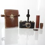 Leitz leica I Mod. A Elmar met tas van 1930, Audio, Tv en Foto, Fotocamera's Analoog, Verzenden, Leica