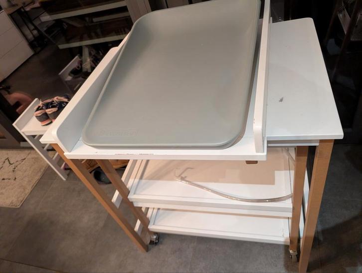 Verzorgingstafel met bad zonder verzorginskussen, Enfants & Bébés, Bains & Soins, Enlèvement