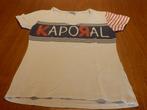 (81)- tee shirt femme t.XS blanc - kaporal -, Manches courtes, Kaporal, Enlèvement ou Envoi, Comme neuf