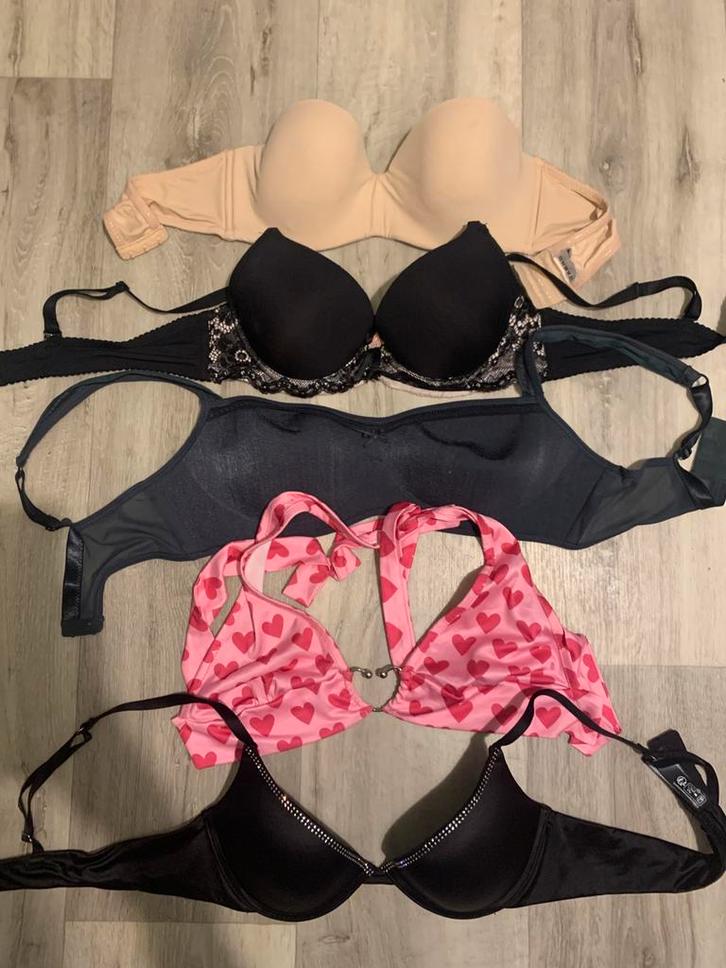 set van 5 BH’s, Kleding | Dames, Ondergoed en Lingerie, BH, Overige kleuren, Ophalen of Verzenden
