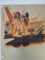 Origineel Affiche Zeeman tentoonstelling Blanco Brussel, Gebruikt, Verzenden, A4 of kleiner, Rechthoekig Liggend