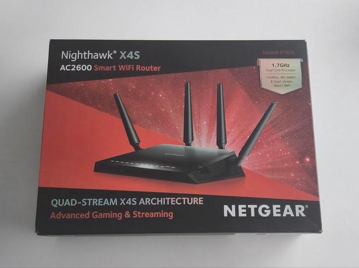 NETGEAR Nighthawk X4S R7800 met Open-WRT firmware, Computers en Software, Routers en Modems, Zo goed als nieuw, Router, Ophalen