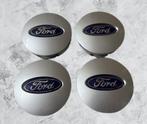 Ford Zilver Naafdoppen /Naafkappen 65mm Set van 4 stuks, Verzenden, Nieuw