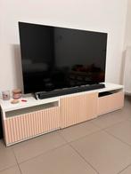 Tv meubel beige wit, goede staat, Ophalen, 150 tot 200 cm, Zo goed als nieuw, Minder dan 100 cm