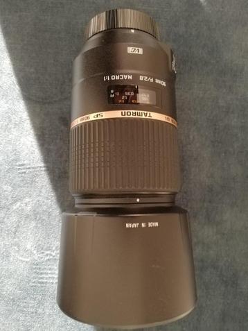 Tamron-Nikon Af 90mm F/2.8 SP VC USD Macro voor alle Nikon's, Enlèvement ou Envoi, Comme neuf, Objectif macro