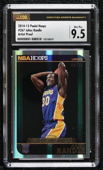 Julius Randle RC /99 Hoops épreuve d'artiste 2014, Enlèvement ou Envoi, Comme neuf