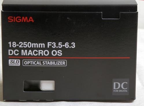 Sigma Lens 18-250 f/3,5-6,3 DC Macro OS HSM, Hobby en Vrije tijd, Overige Hobby en Vrije tijd, Zo goed als nieuw, Ophalen of Verzenden