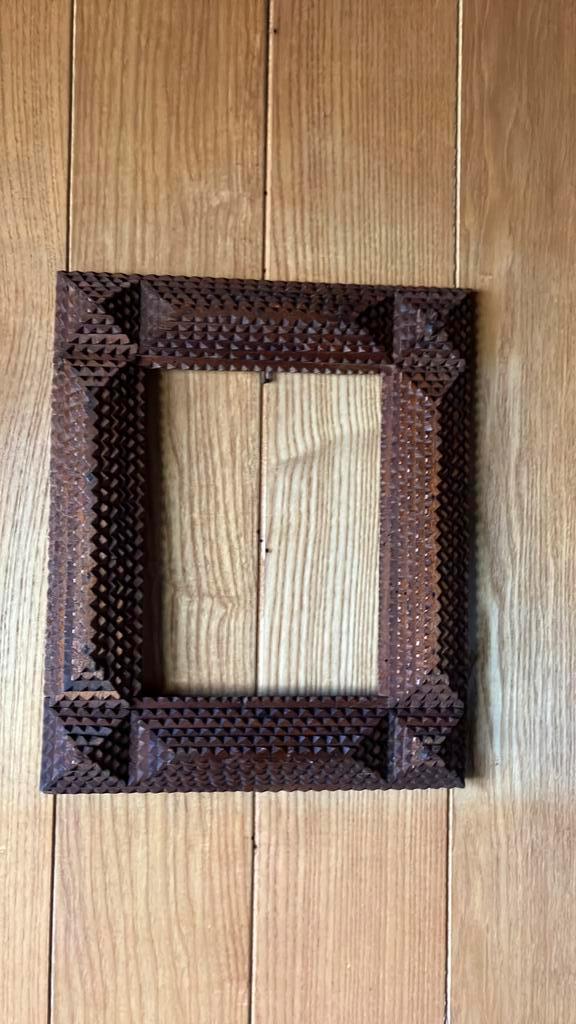 handgemaakte houten lijst, Huis en Inrichting, Woonaccessoires | Lijsten, Zo goed als nieuw, Ophalen