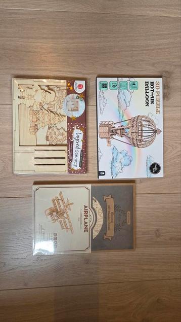 Houten 3D puzzel beschikbaar voor biedingen