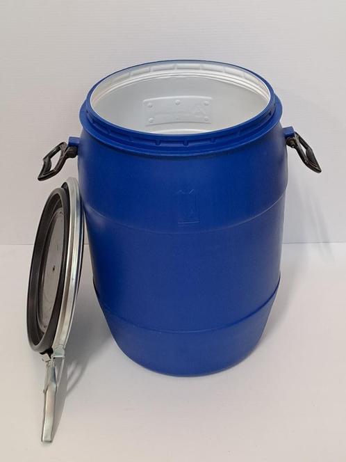 Fût plastique PE 60L (Baril), Tuin en Terras, Regentonnen, Zo goed als nieuw, Kunststof, Minder dan 75 liter, Ophalen of Verzenden