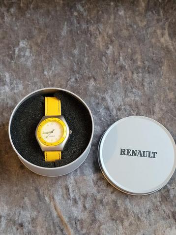 Nieuw geel Renault-horloge beschikbaar voor biedingen