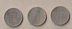 België : 3 (gebruikte) munten van 5 fr, 1949-1971-1975, Ophalen of Verzenden, Setje