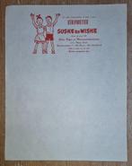 Suske en Wiske briefpapier Stripboetiek jaren 70 Vandersteen, Verzamelen, Ophalen of Verzenden, Suske en Wiske, Zo goed als nieuw
