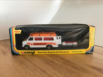 Chevrolet Superior 61 Ambulance Corgi, Enlèvement, Comme neuf, Corgi